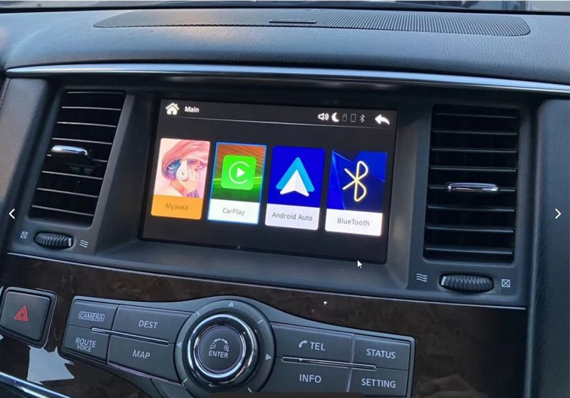 08IT (800x480) Установка блока CarPlay Android Auto ― Фабрика умных автомобилей